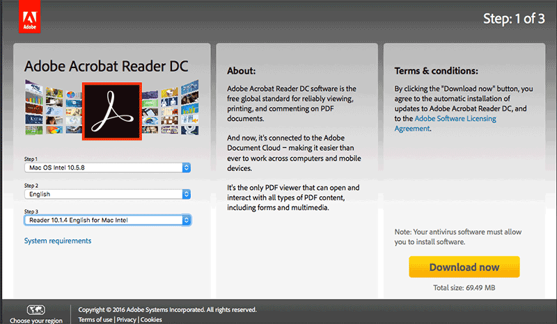 Adobe Acrobat Reader For Mac 10.13 Download